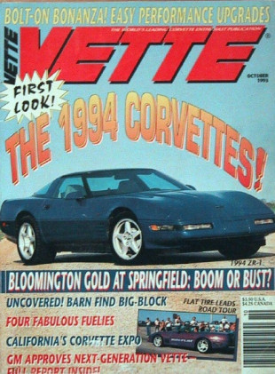 VETTE 1993 OCT - BARN FIND, FUEL INJECTION COLLECTION